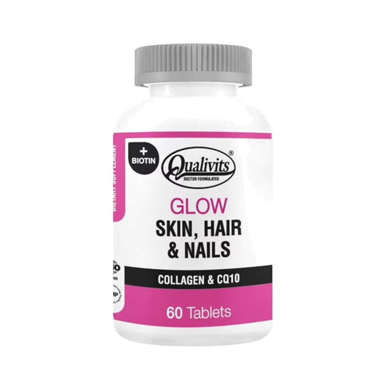Suplementos Qualivits Glow Skin Hair & Nails Pead 60 Unidades