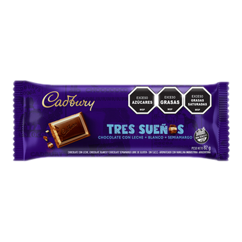 Chocolate Cadbury Tres Sueños 80 G