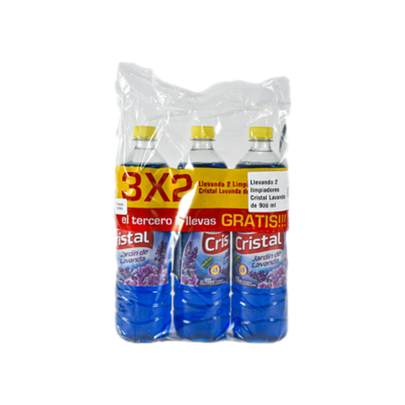 Limpiador Cristal 900 Ml 3x2