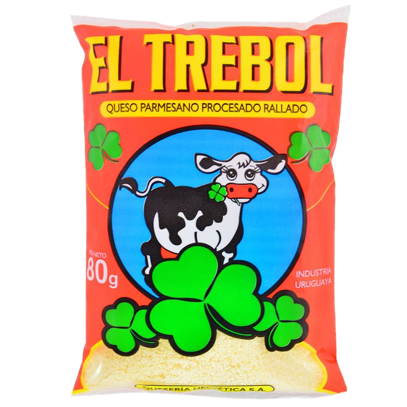 Queso Rallado Trébol 80 G