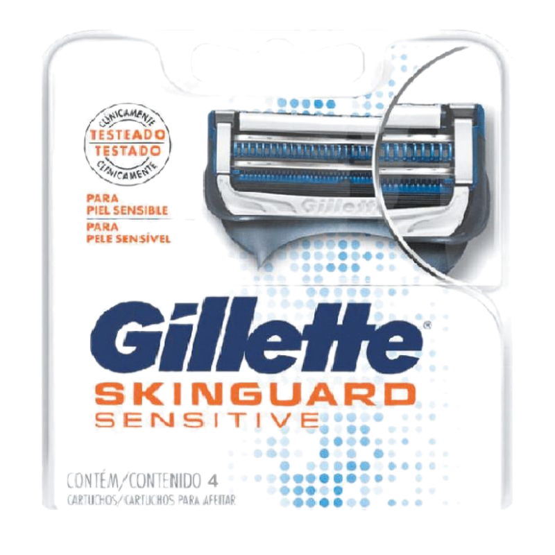 Repuesto Gillette Skinguard Senitive 4 Unidades
