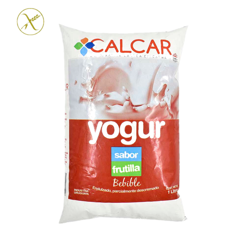 Yogur Bebible Calcar Frutilla Sachet 1 L