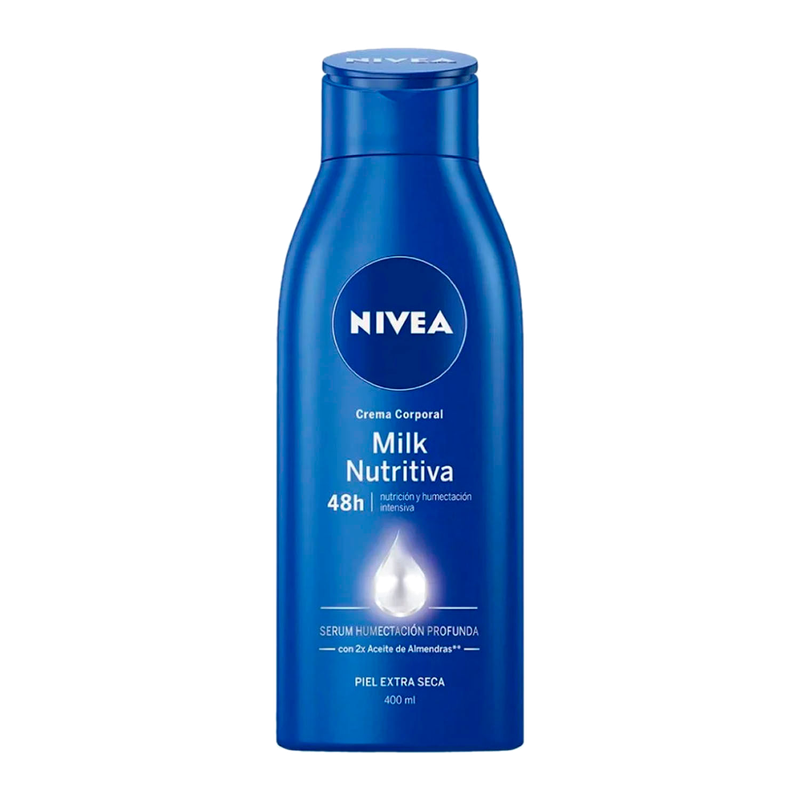 Crema Corporal Nivea Body Milk Nutritiva 400 Ml