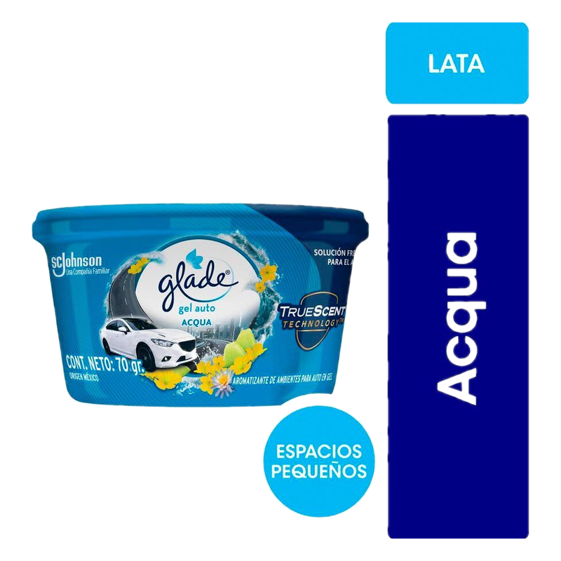 Aromatizante Para Auto Glade Acqua Minigel 70 G