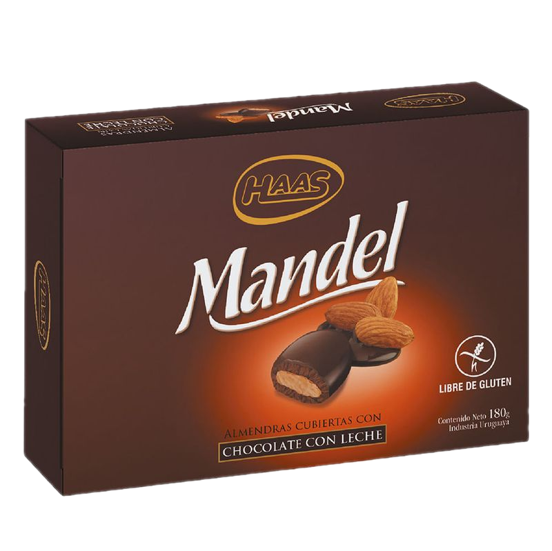 Almendras Con Chocolate Con Leche Haas 180 G