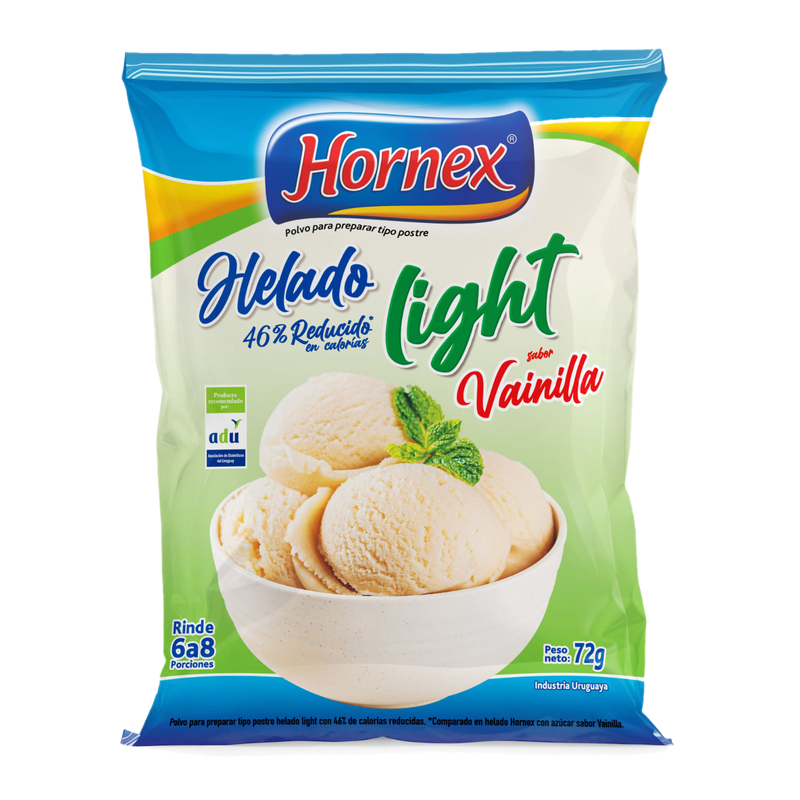 Helado Hornex Vainilla Ligth 72 G