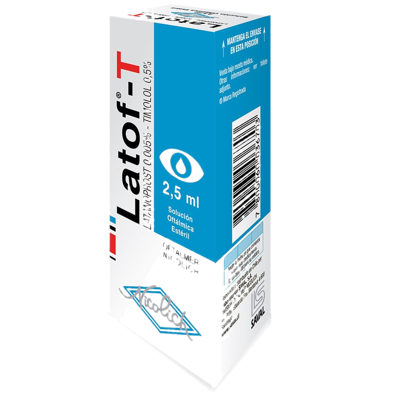 Latof-t 0.005%/0.5% Solución Oftálmica 2.5 Ml