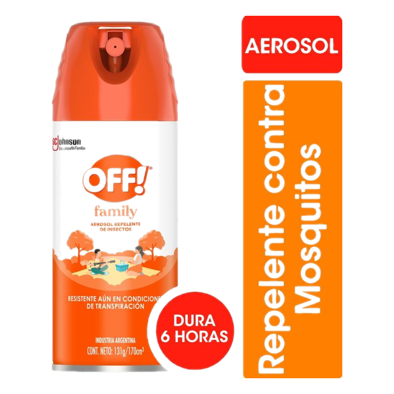 Repelente Off Family Aerosol 170 Ml