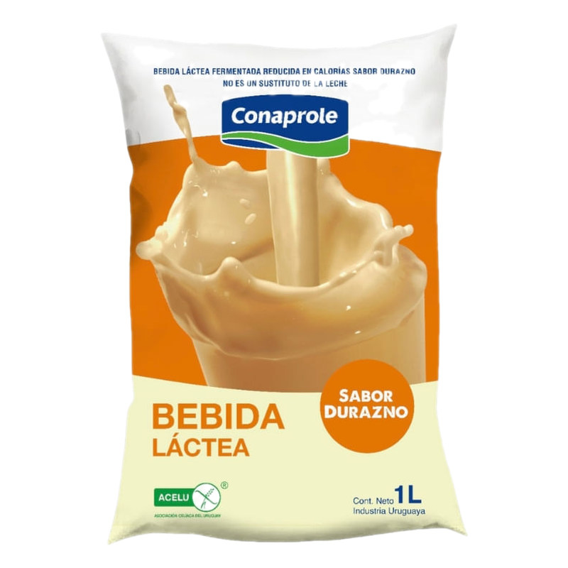 Bebida Láctea Conaprole Durazno Sachet 1 L