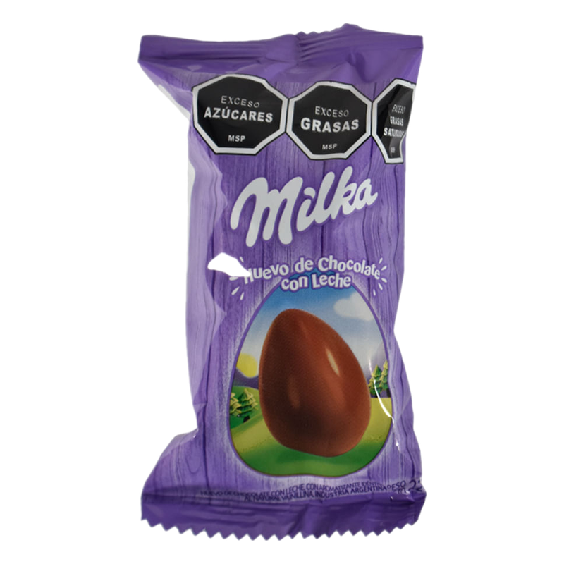 Huevo De Pascua Milka Chocolate Con Leche 22 G
