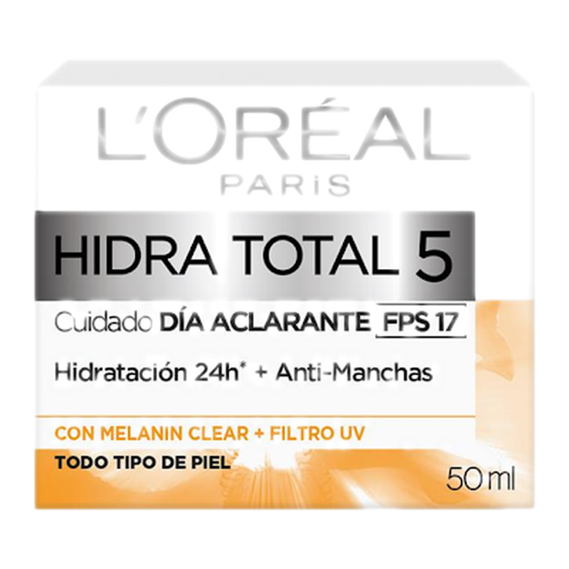 L'oreal Día Hidra Total Antimanchas 50 Ml