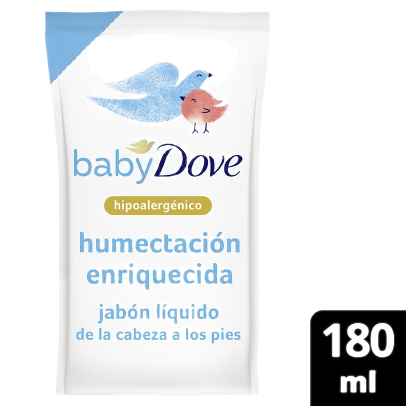 Jabón Dove Hidratación Enriquecida Repuesto 180 Ml