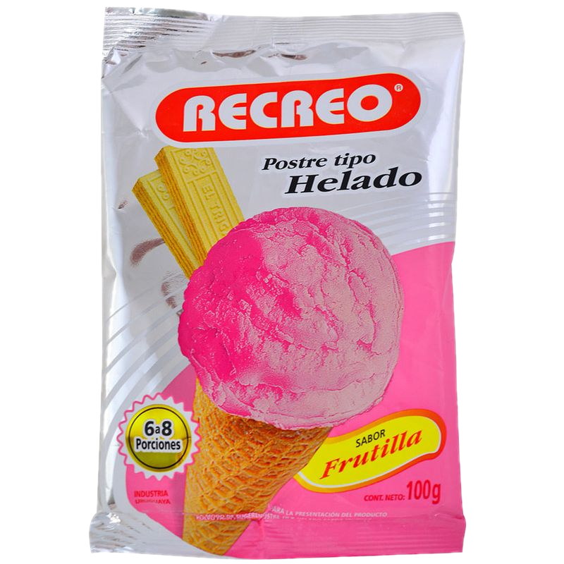 Helado Frutilla Recreo 100 G
