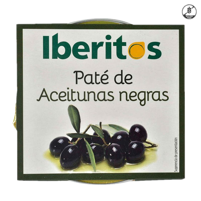 Paté De Aceitunas Negras Sin Gluten Iberitos 70 G