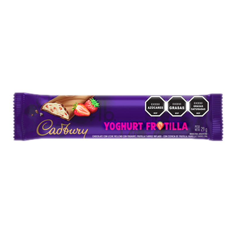 Chocolate Relleno De Yogur De Frutilla Cadbury 29 G