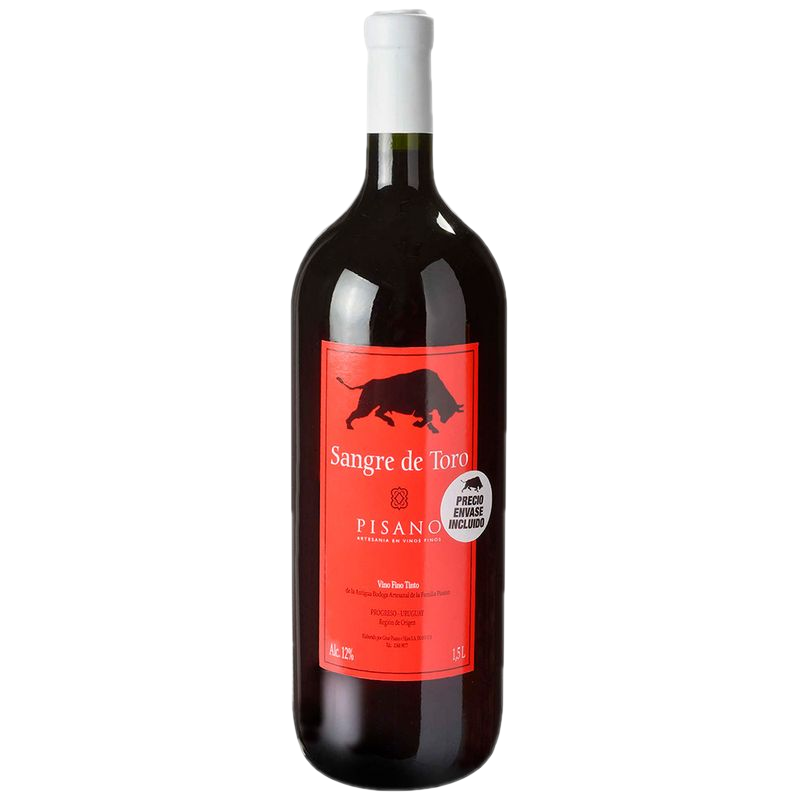 Vino Tinto Sangre De Toro Pisano 1,5 L