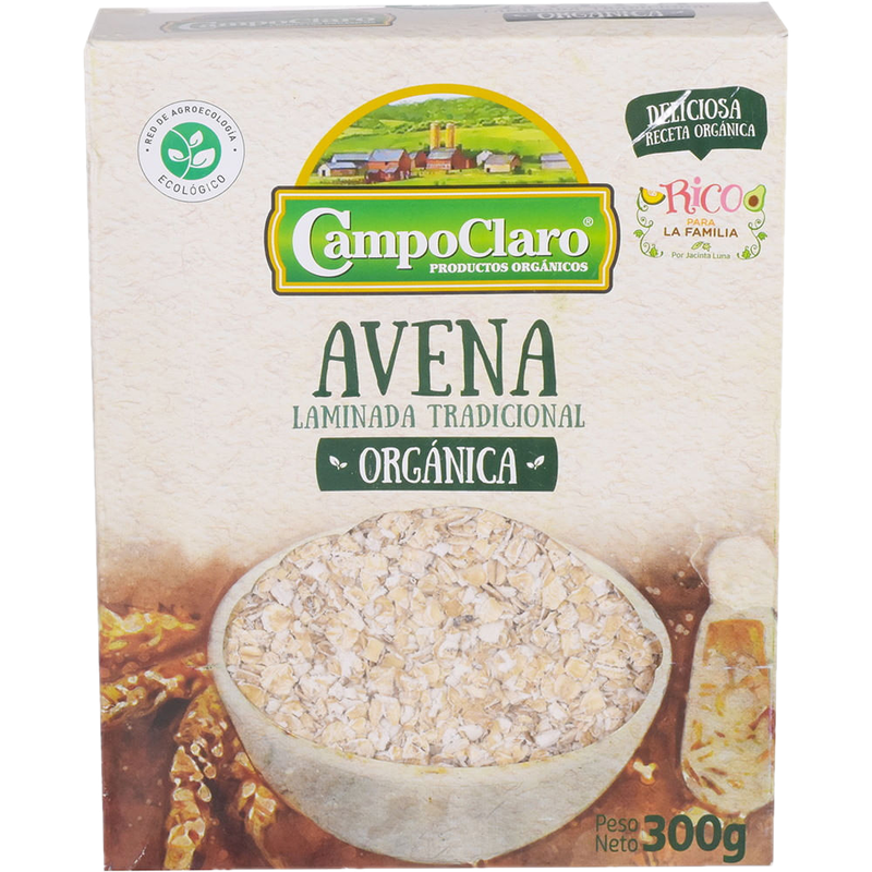 Avena Orgánica Campoclaro 300 G