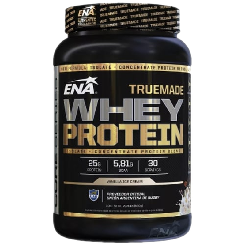Suplemento Ena Whey Isolado True Made Vainilla 930 G