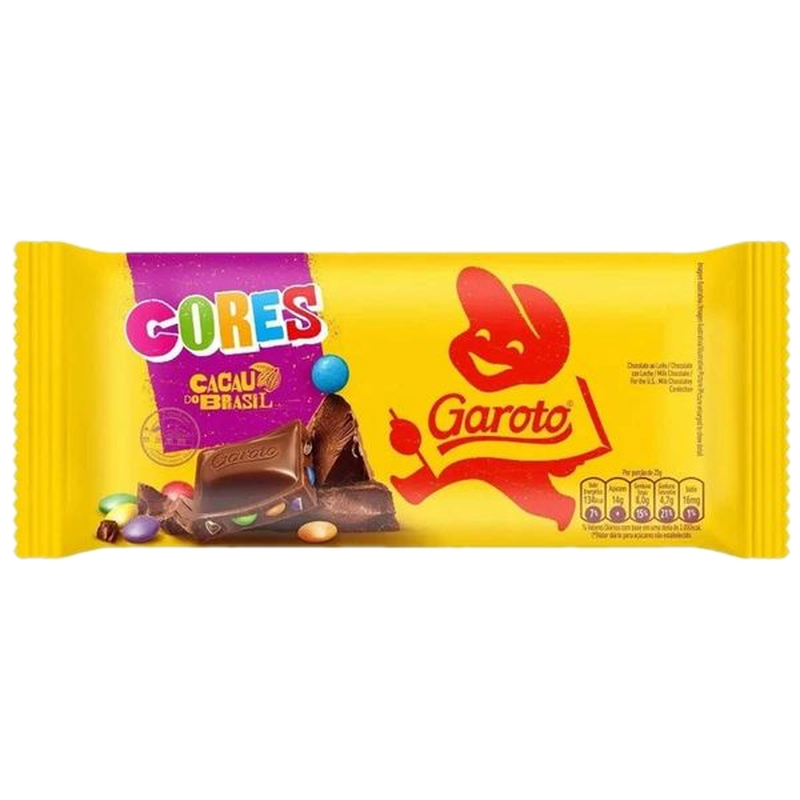 Chocolate Garoto 80 G Colores