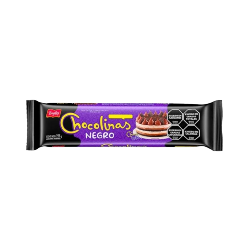 Galletas Chocolinas Bagley Chocolate Nego Intenso 258 G