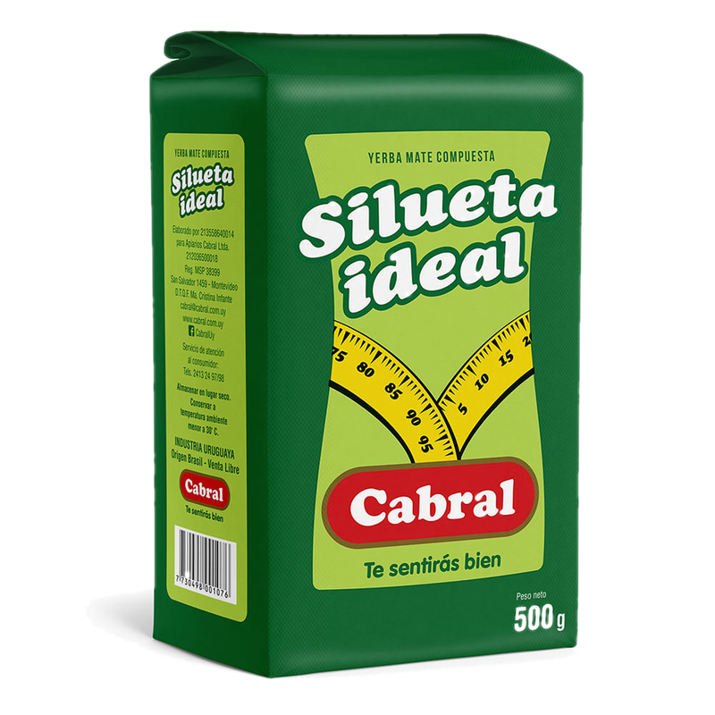Yerba Cabral Silueta Ideal Compuesta 500 G