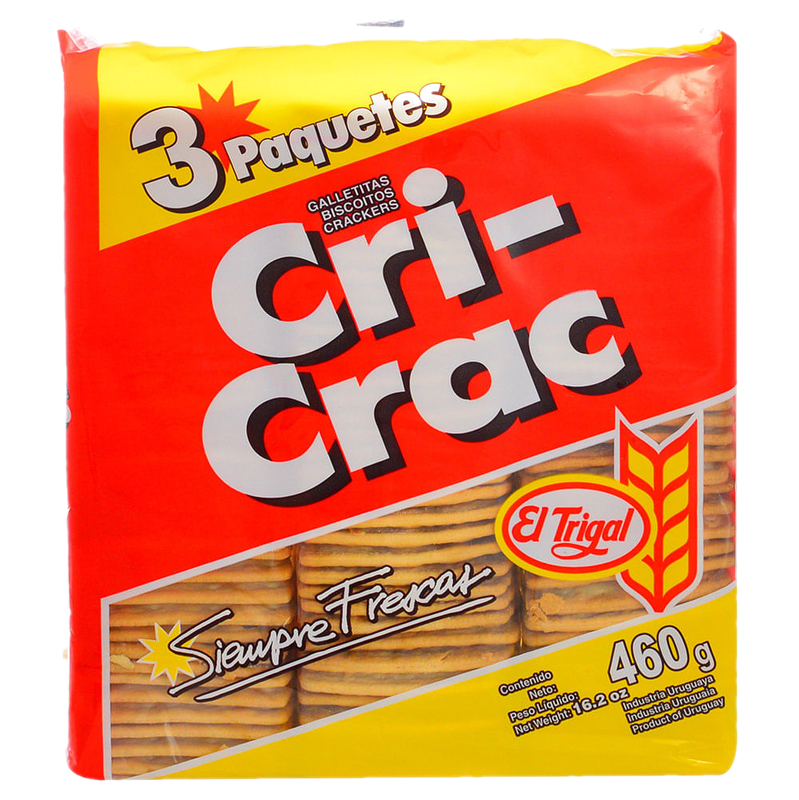 Galleta El Trigal Cric Crac Tripack