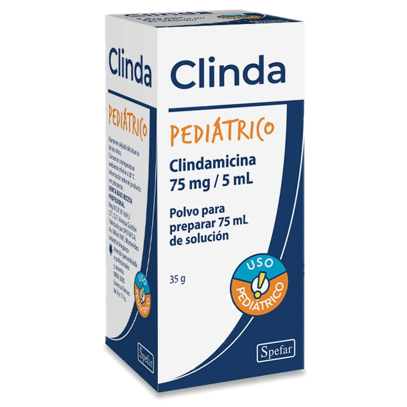 Clinda Pediátrico 75 Mg/5 Ml Solución 35 G