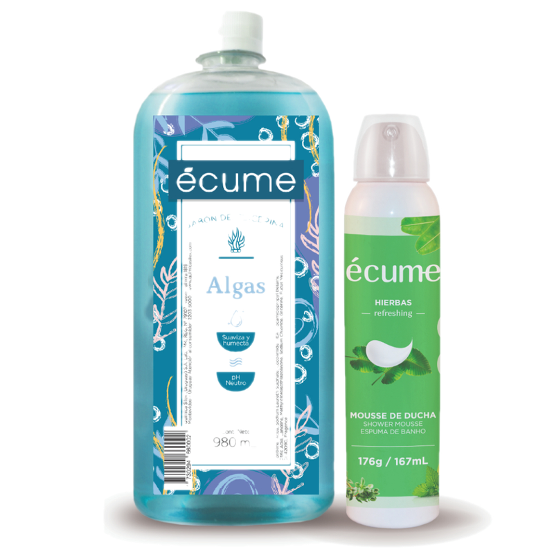 Jabón Líquido En Espuma Ecume Repuesto 980 Ml + Mousse (1)