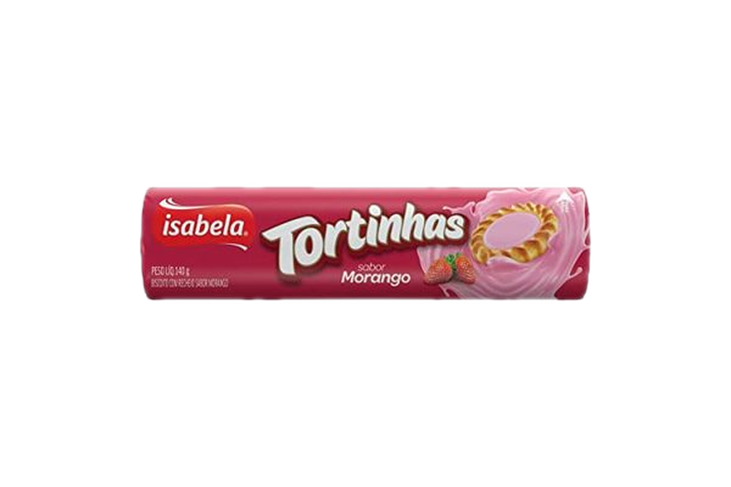 Galleta Isabela Tortitas Sabor Morango 140 G