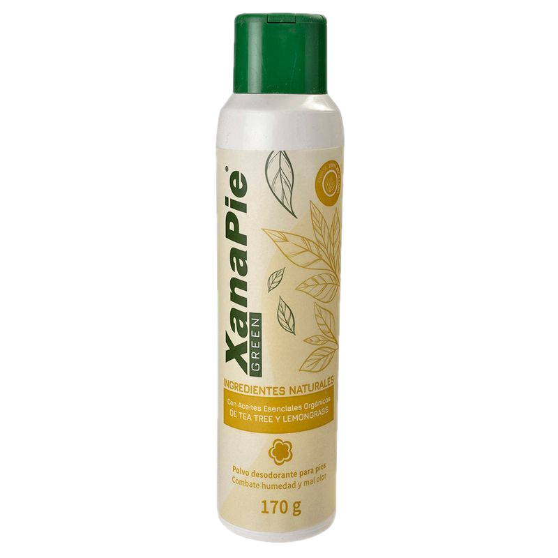Polvo Para Pies Xanapie Green Lemongrass 170 G