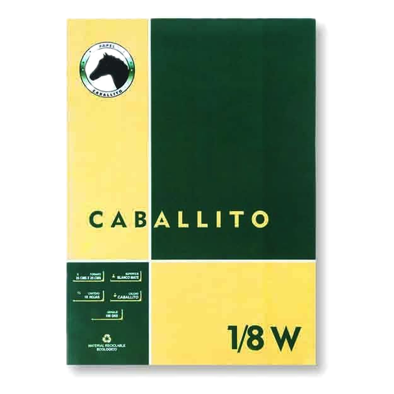 Block Caballito 1/8w 10 Hojas 100 G