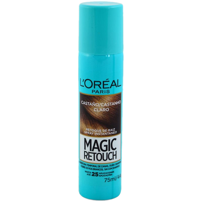 Coloración L´oreal Magic Retouch Castaño Claro 75 Ml