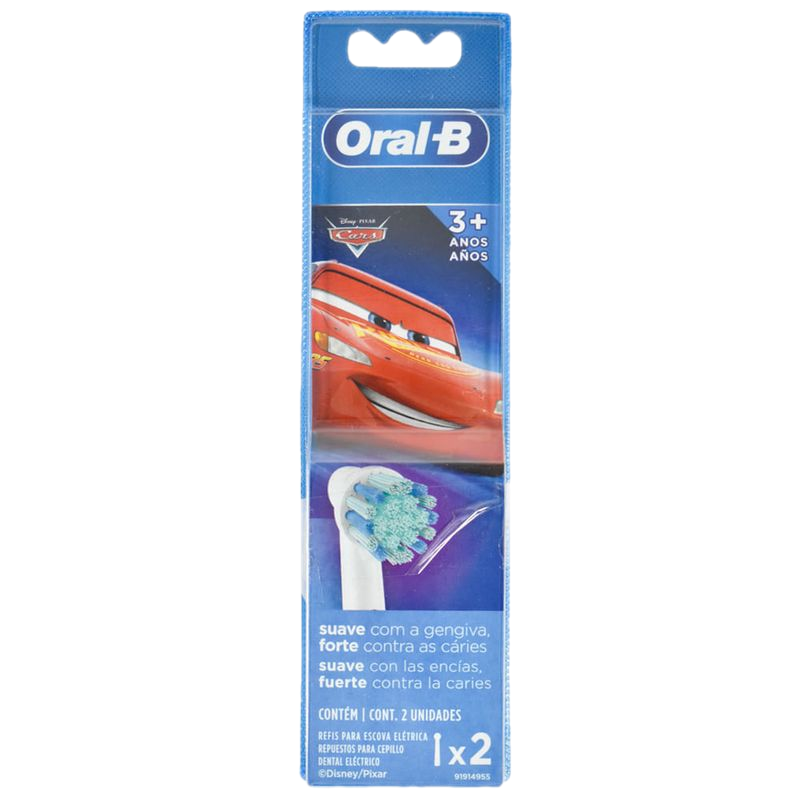 Respuesto Cepillo Eléctrico Oral B Cars 2 Unidades