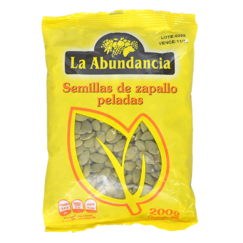 Semillas De Zapallo La Abundancia 200 G