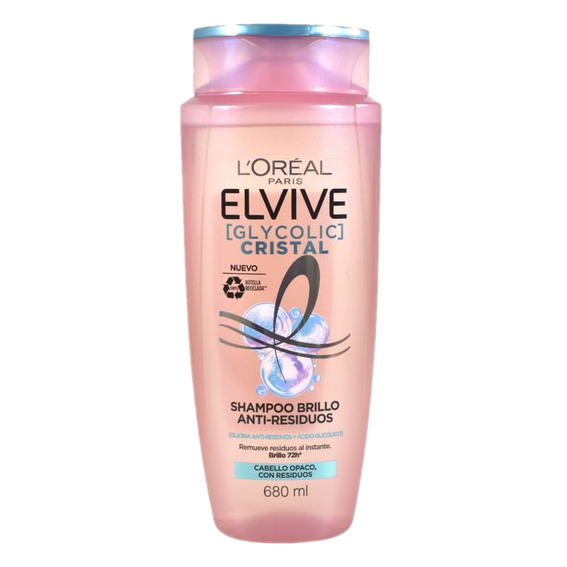 Shampoo Elvive Glycolic Cristal 680 Ml
