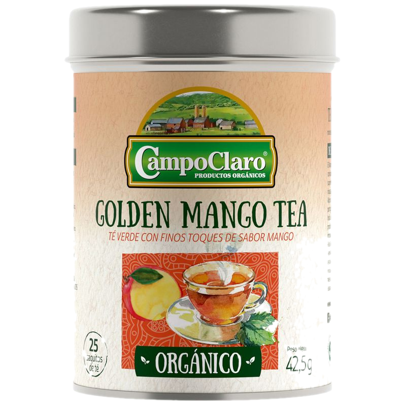Té Orgánico Campoclaro Mango 25 Unidades