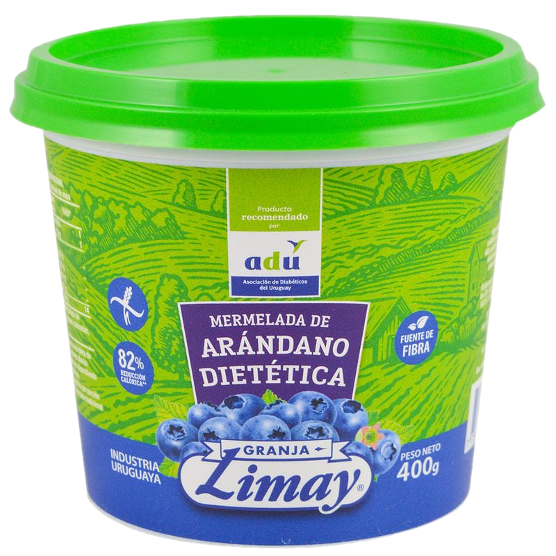 Mermelada Dietética Limay Arándanos Pote 400 G