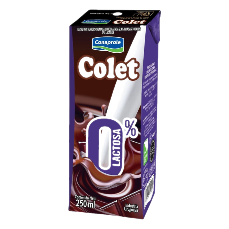 Leche Colet Deslactosado Uht 250 Ml