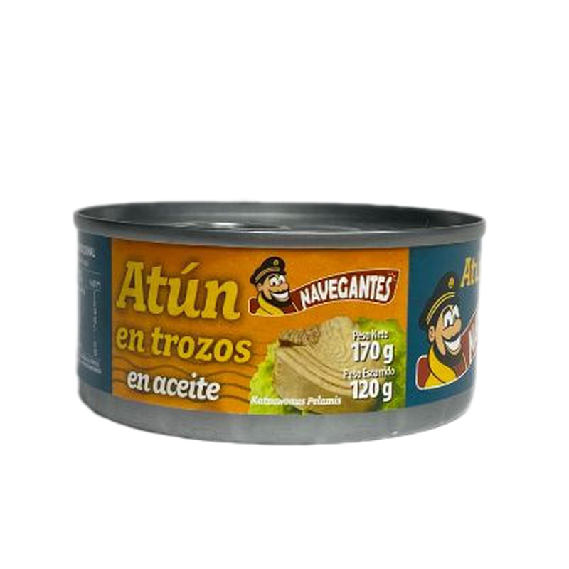 Atun Navegante Entero En Aceite 170 G