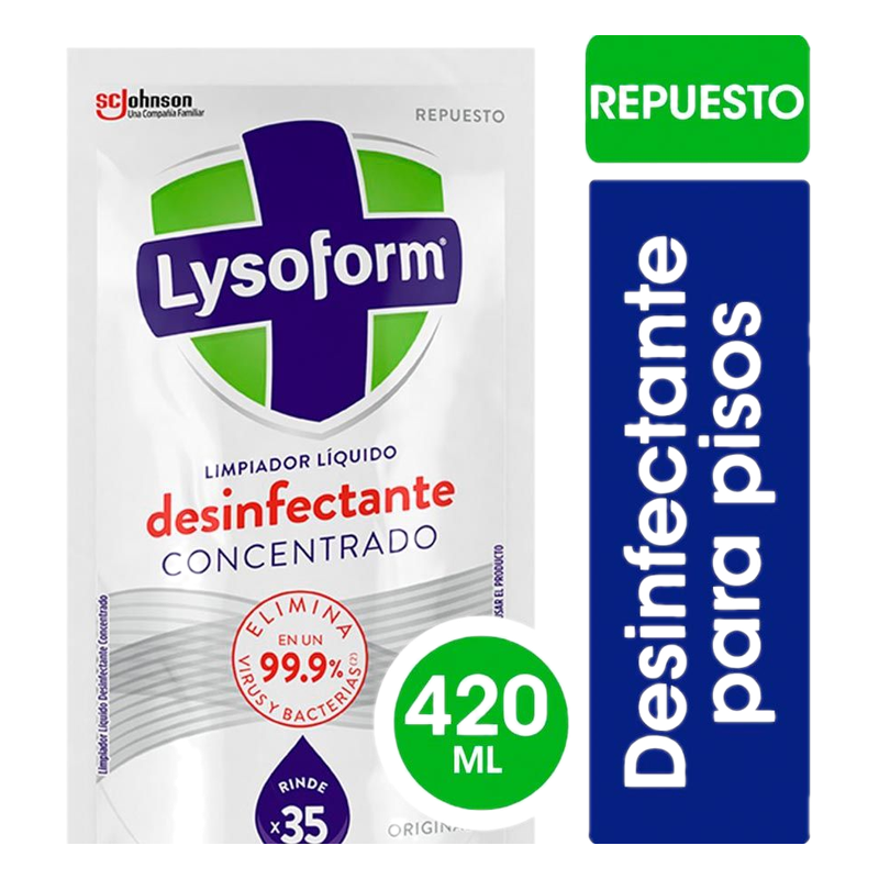 Lysoform Repuesto Liquido Doypack Origina 420 Ml