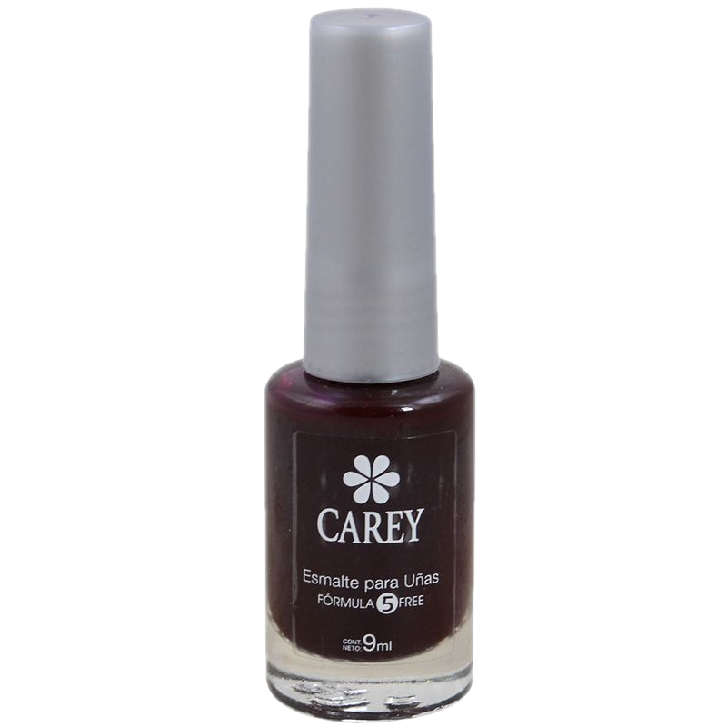 Esmalte De Uñas Carey N° 074 Bordeaux Oscuro Cremoso