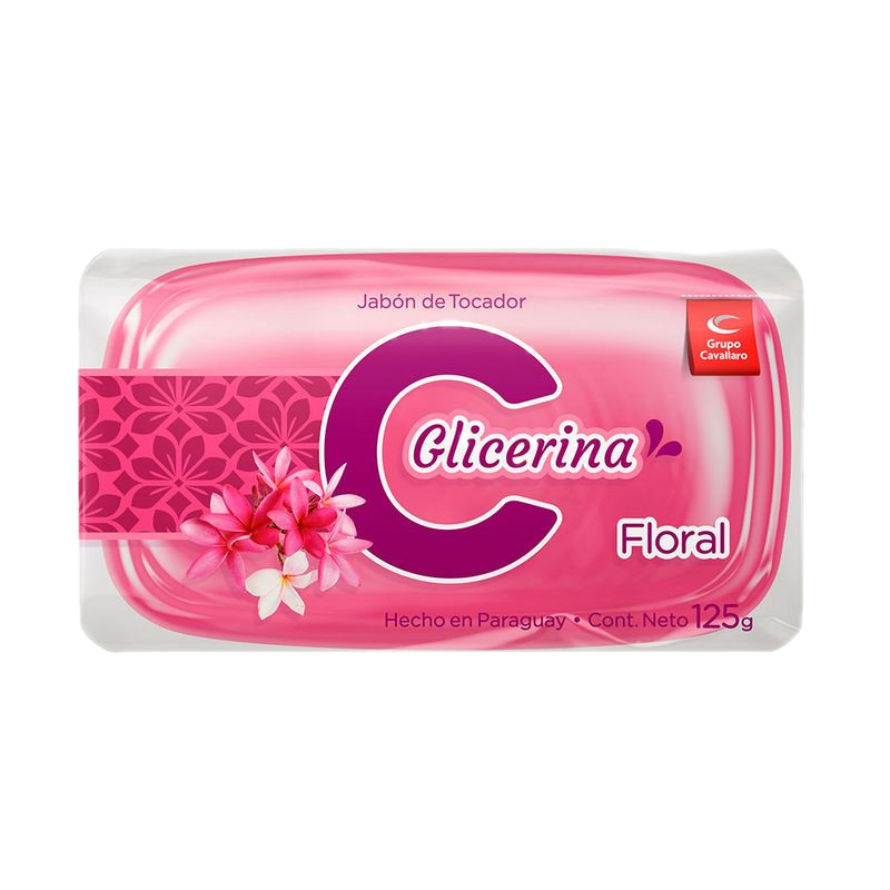Jabón De Glicerina Cavallaro Floral 125 G