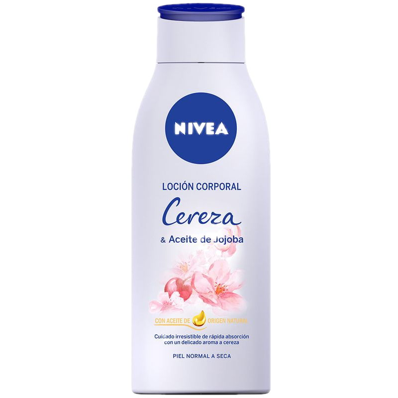 Loción Corporal Nivea Cereza Y Aceite De Jojoba 400 Ml