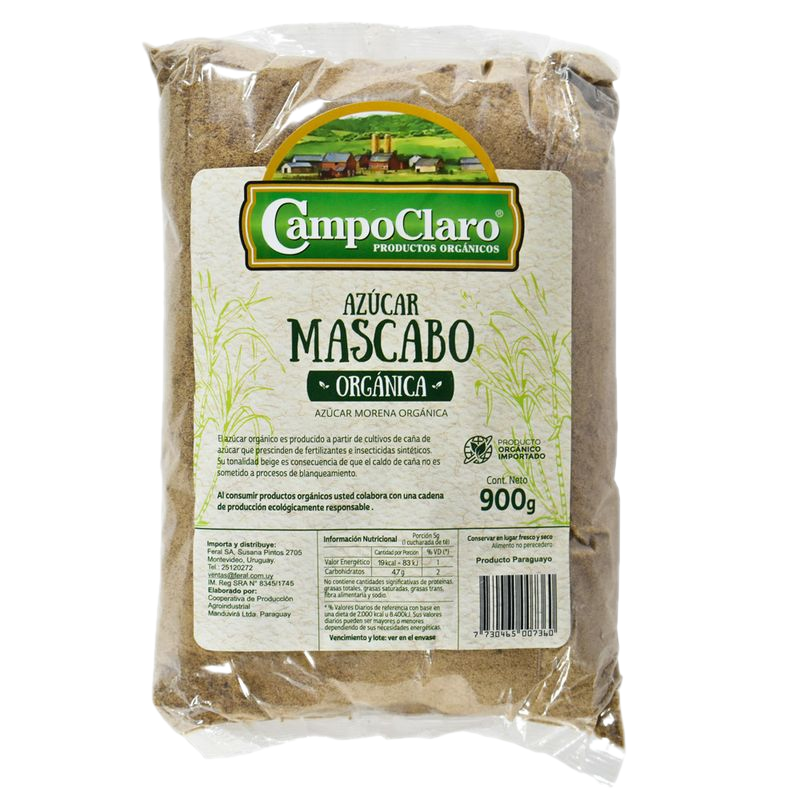 Azúcar De Mascabo Campoclaro 900 G