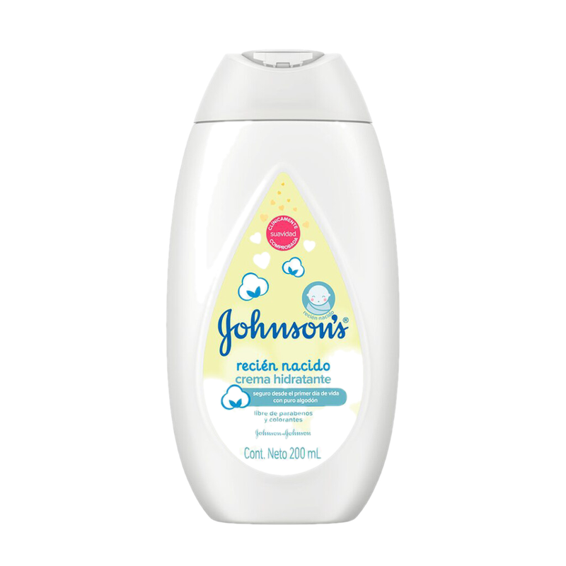 Crema Hidratante Johnson's Baby Recién Nacido 200 Ml