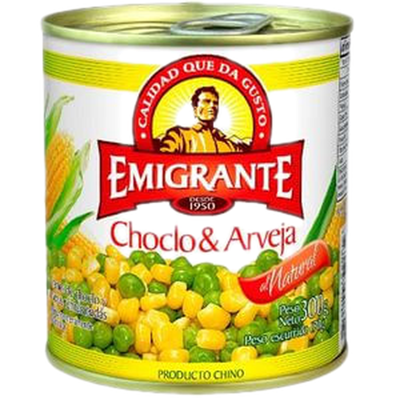 Choclo Y Arveja Emigrante 300 G