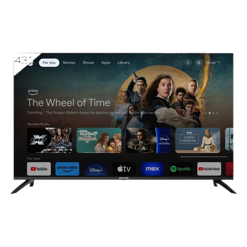 Smart Tv Aiwa 43" Google Tv Full Hd Aw-43b4smfl