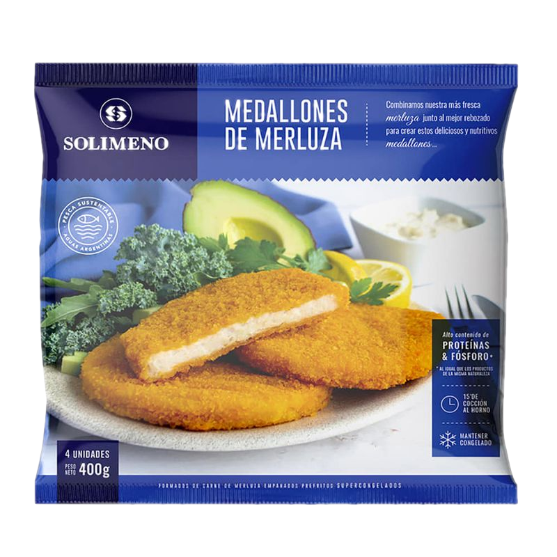 Medallones De Merluza Solimeno 400 G