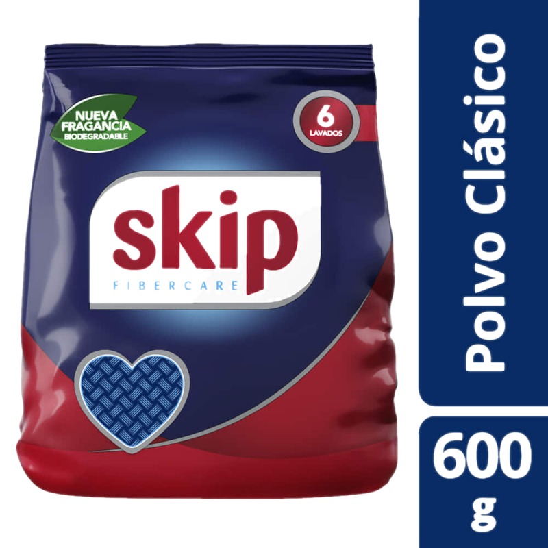 Detergente En Polvo Skip Ph Balance 600 G