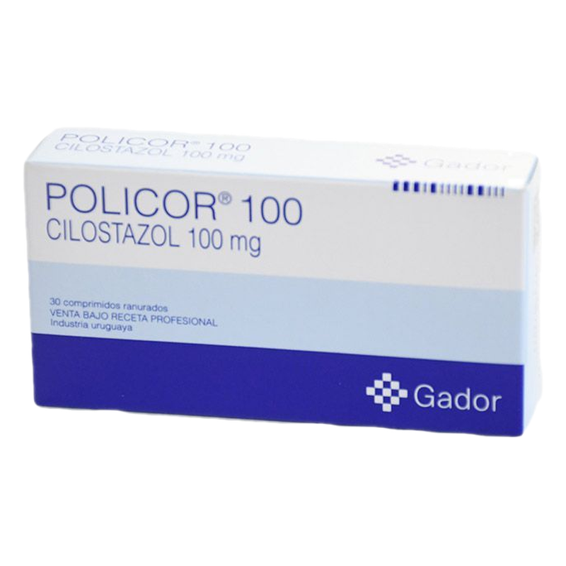 Policor 100 Mg X 30 Comprimidos